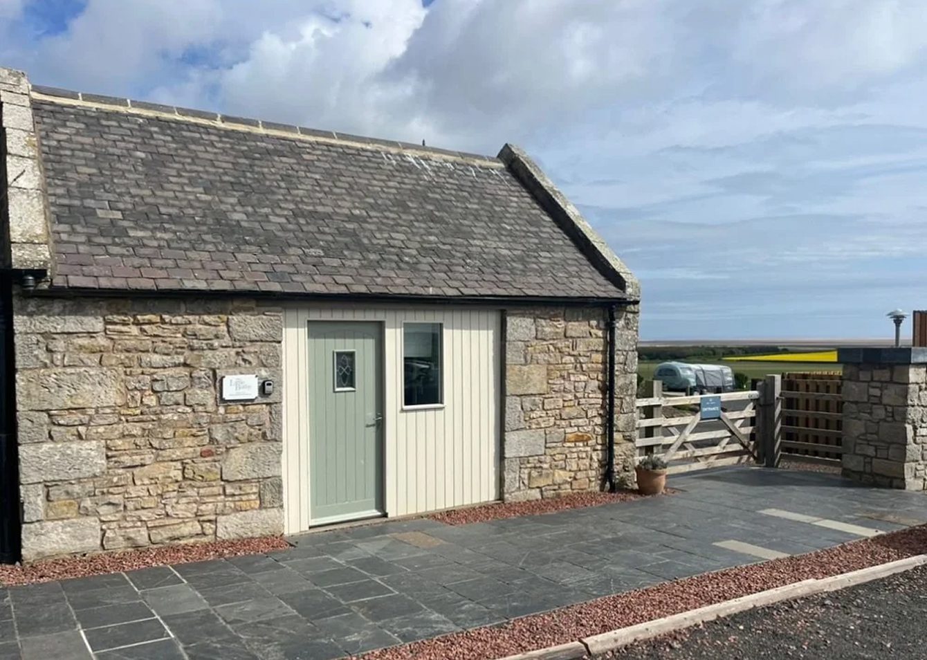 Exterior of The Little Bothy at Beal Farm Campsite