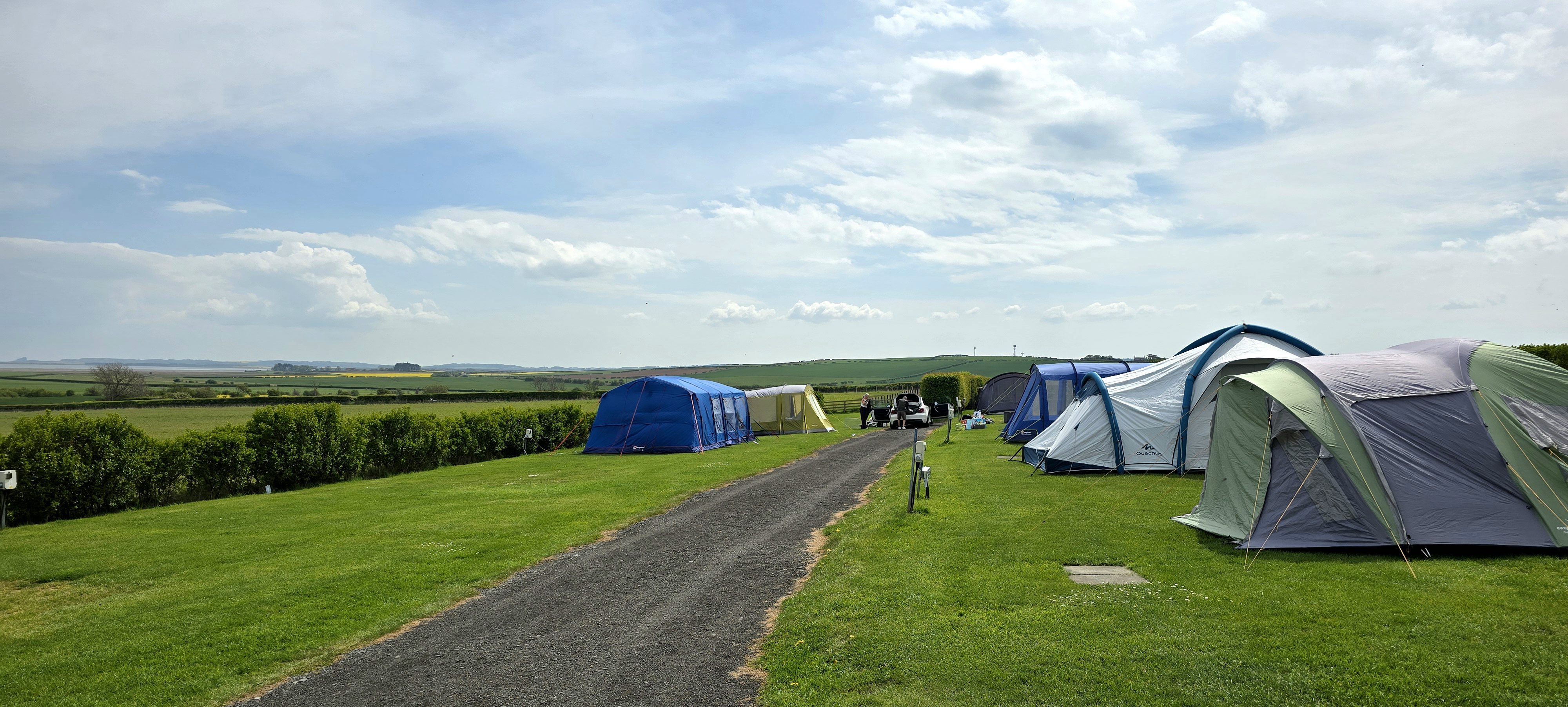 tent pitches